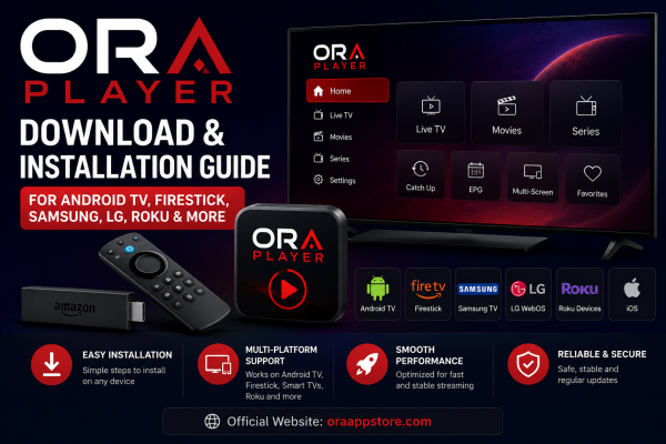 ORA Player download and installation guide for Android TV and Firestick